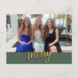 Festividades Cartão postal de feriado de feliz