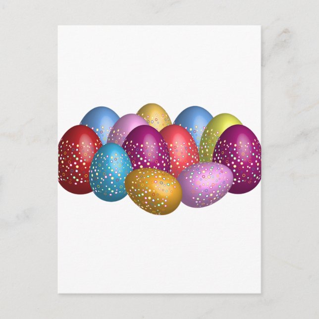 Festividades Cartão postal de feriado de páscoa (Frente)