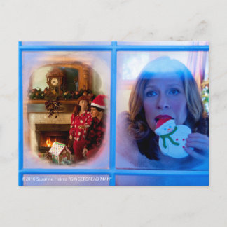 Festividades Cartão postal de Feriado GINGERBREAD MAN