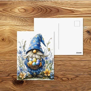 Festividades Cartão postal de Feriado Gnomo da páscoa