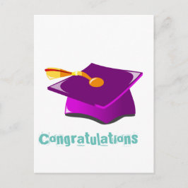 Festividades Cartão postal de férias de graduação