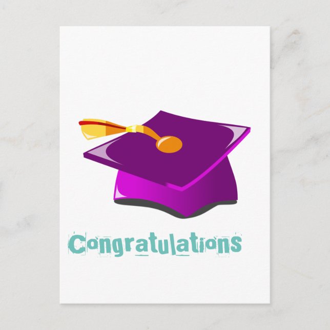 Festividades Cartão postal de férias de graduação (Frente)