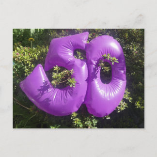 Festividades Cartão postal de férias DIY Purple 50