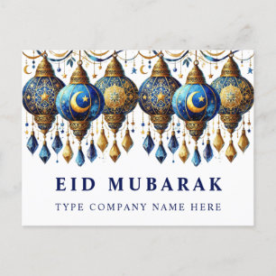 Festividades Cartão postal de férias Eid Mubarak corporativo