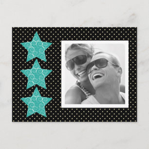 Festividades Cartão postal de fotos de estrelas de feriado {bla