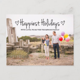 Festividades Cartão postal de fotos de feriados pretos