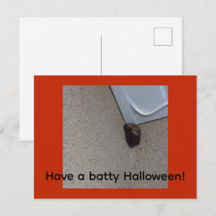 Festividades Cartão postal de Halloween maluco