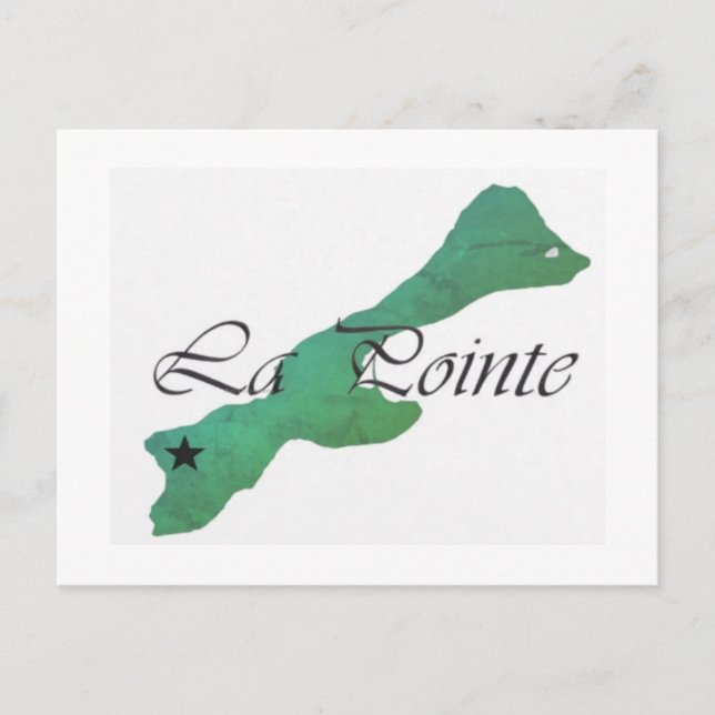 Festividades Cartão Postal de La Pointe (Frente)