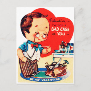 Festividades Cartão postal de Namorados Feriado do Retro Vintag