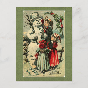 Festividades Cartão postal de natais vintages