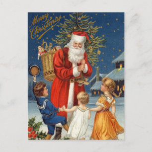 Festividades Cartão postal de natais vintages