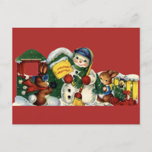 Festividades Cartão postal de natais vintages