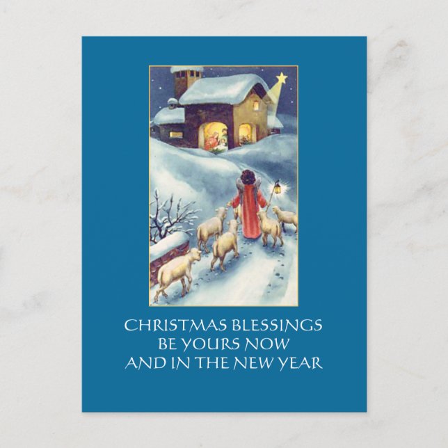 Festividades Cartão postal de Natal (Frente)