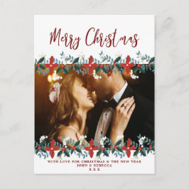 Festividades cartão postal de Natal