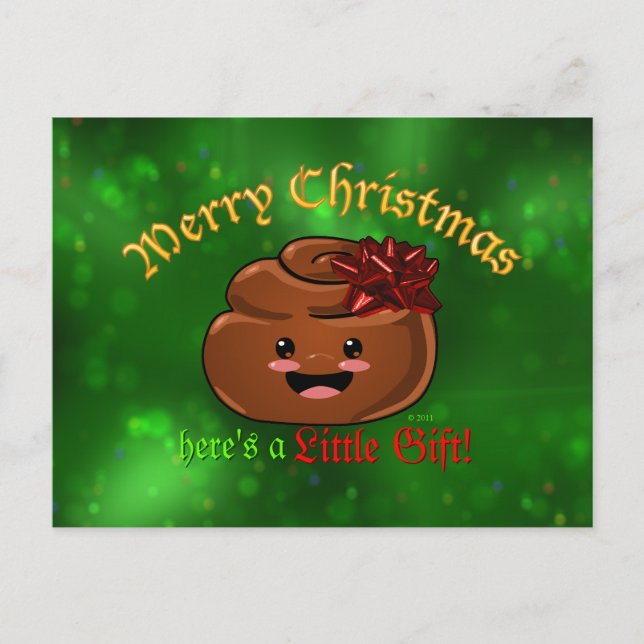 Festividades Cartão postal de Natal (Frente)