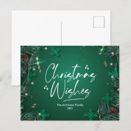 Festividades Cartão postal de Natal 2023