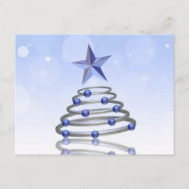 Festividades Cartão postal de Natal clássico 3D moderno