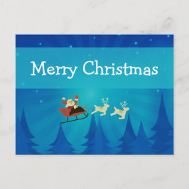 Festividades Cartão postal de Natal da Cena de Inverno dos papa