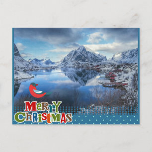 Festividades Cartão postal de Natal da Noruega