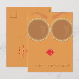 Festividades Cartão postal de Natal de Ação de Graças Pie Eyed