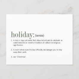 Festividades Cartão postal de Natal de Natal