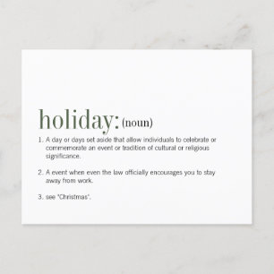 Festividades Cartão postal de Natal de Natal