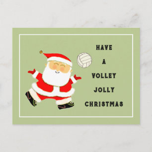 Festividades Cartão postal de Natal de Voleibol