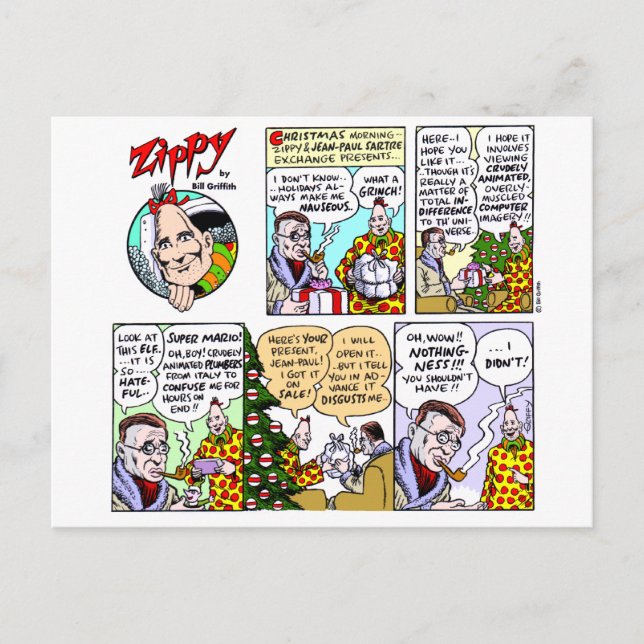 Festividades Cartão postal de Natal Existente (Frente)