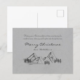 Festividades Cartão postal de Natal Feliz