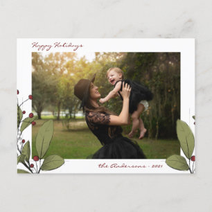 Festividades Cartão postal de Natal Mistletoe Feliz Feriados