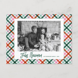 Festividades Cartão postal de Natal Moderno da Feliz Navidad