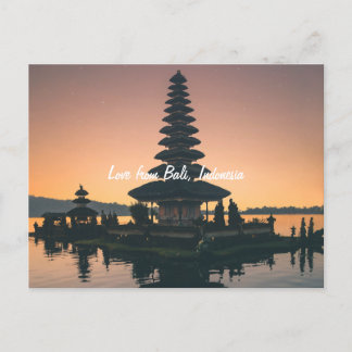 Festividades Cartão postal de Natal na Indonésia de Bali