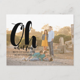 Festividades Cartão postal de Natal Negro