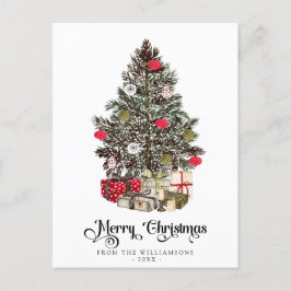 Festividades Cartão postal de Natal tradicional