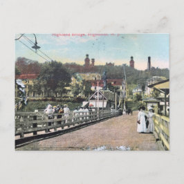 Festividades Cartão postal de Natal vintage de Nova Jérsei