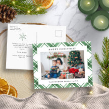 Cartão postal de Natal Xadrez de Natal