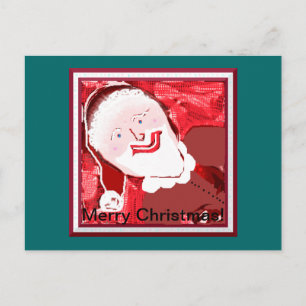 Festividades Cartão postal de papais noeis