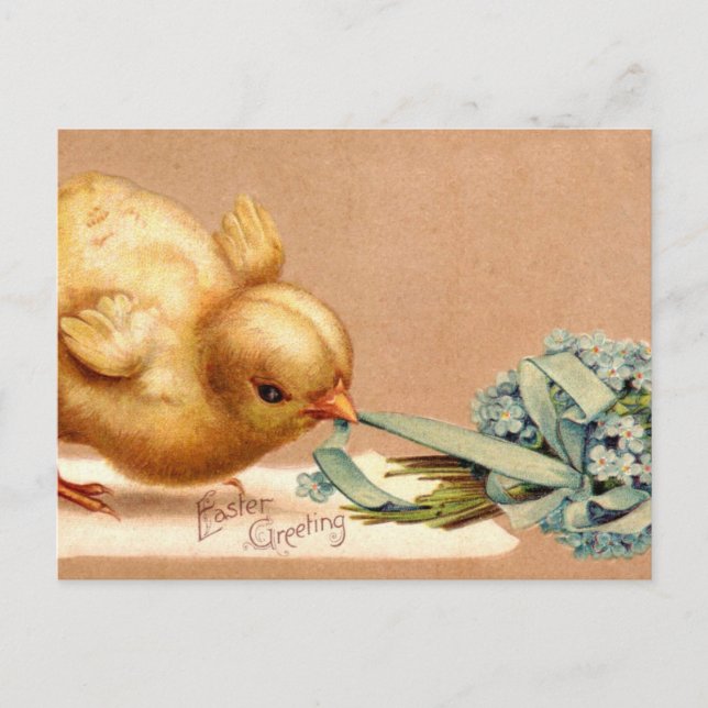 Festividades Cartão postal de páscoa (Frente)