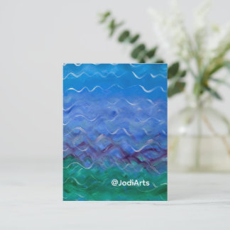 Festividades Cartão Postal de Pintura à Água