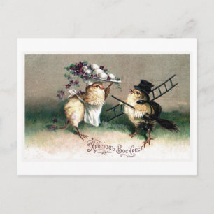 Festividades Cartão postal de reprodução da placa de Páscoa Vin