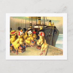 Festividades Cartão postal de reprodução da placa de Páscoa Vin