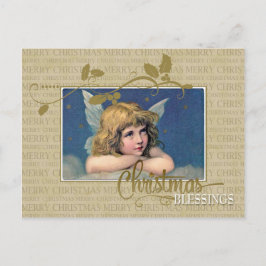 Festividades Cartão postal de reprodução do Angel Vintage