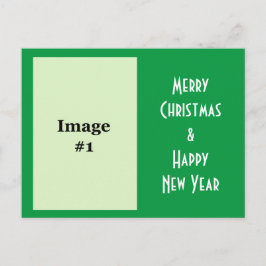 Festividades cartão postal de saudação de Natal