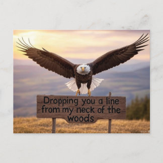 Festividades Cartão postal de saudação patriótico