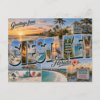 Festividades Cartão postal de Siesta Key, Flórida