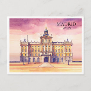 Festividades Cartão Postal de Viagem da Cidade de Madrid Espanh