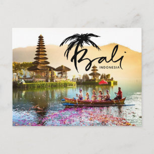 Festividades Cartão Postal de Viagem de Férias Bali Indonésia