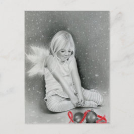 Festividades Cartão postal do Angel Elf do Espírito de Natal