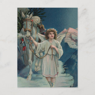 Festividades Cartão postal do Anjo de Natal