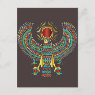 Festividades Cartão Postal do Antigo Egito   Design de Arte Far